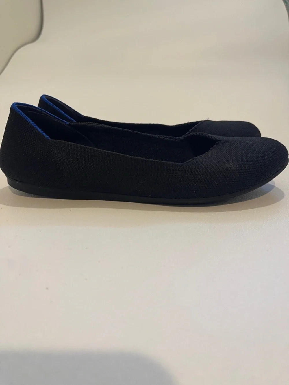 Rothy’s Everyday The Flat Black Knit Ballet Flats for Women